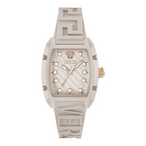 Versace  Dominus Ecoceramic Watch Beige Womens